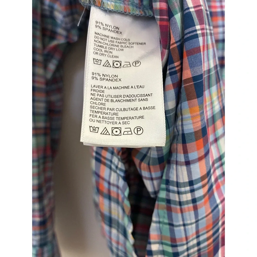Tommy Bahama The Siesta Key Men's Plaid XL Button Down Long Sleeve Shirt - Picture 7 of 8